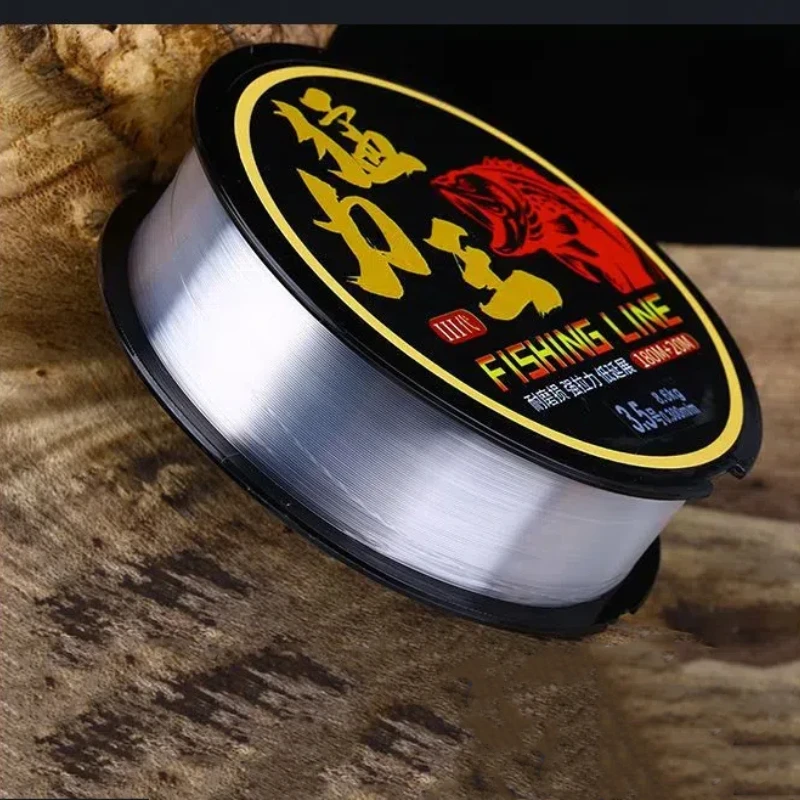 Sedal de pesca de nailon de 200m, hilo principal de fuerte tensión, suave, no rodante, para carpa, señuelo, equipo de pesca - imagen 3