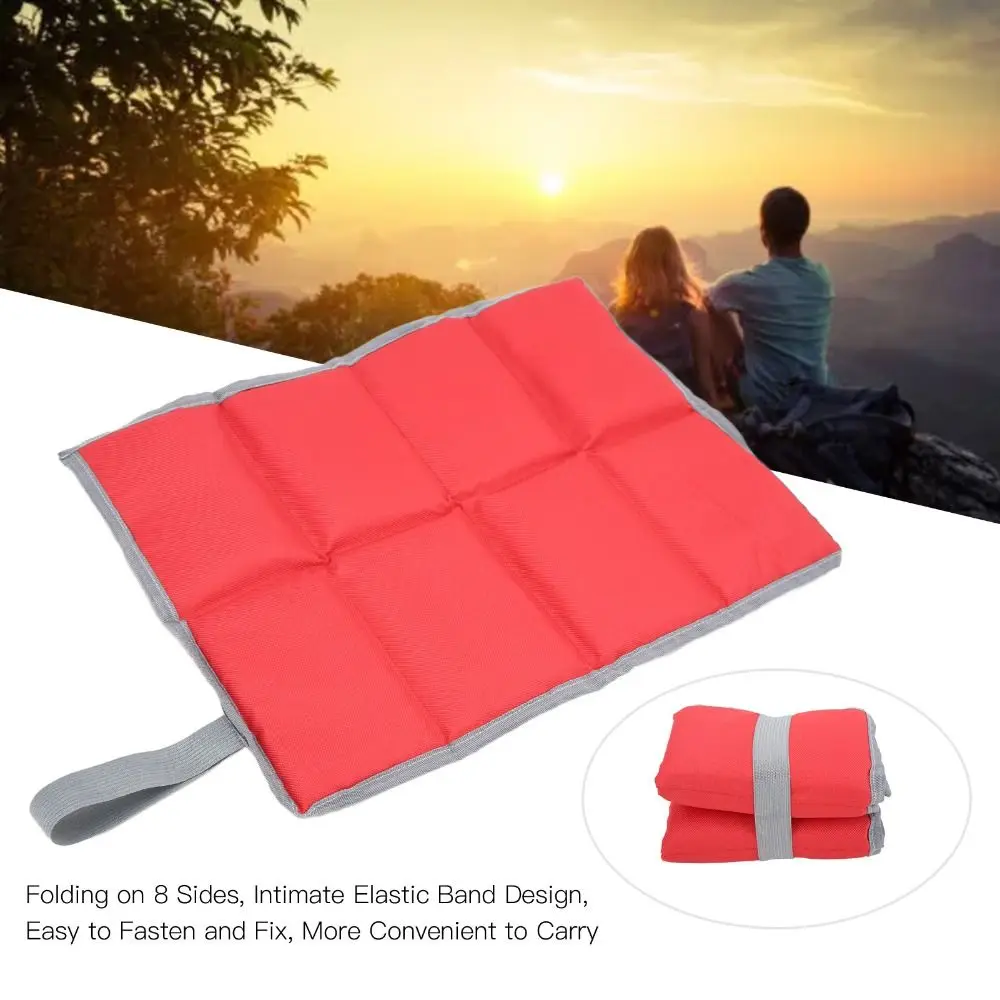 Durable 3 capas engrosamiento cojín de Picnic portátil impermeable estera para sentarse al aire libre cojines plegables al aire libre Picnic - imagen 3