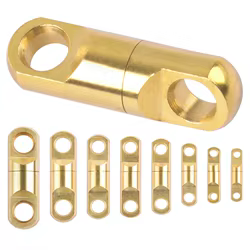 20 piezas conectores giratorios de rodamiento de pesca de alta resistencia barril de cobre viento resistente en giratorios para pesca en agua salada