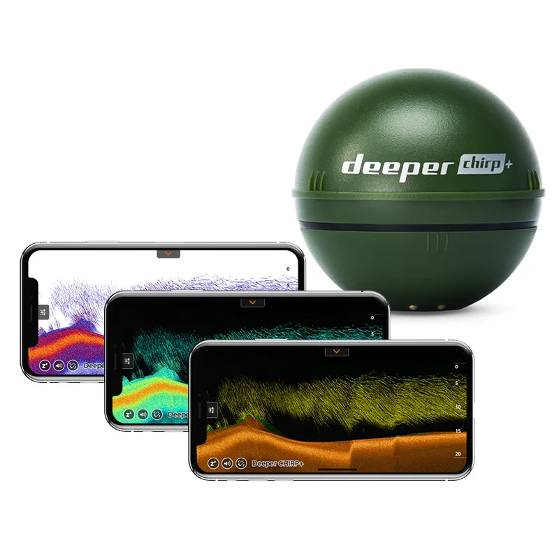 Deeper Smart Sonar CHIRP+ - 100m Detection Fish Finder, 3 Beam Angles USB-C Rechargeable for Fishing - imagen 3