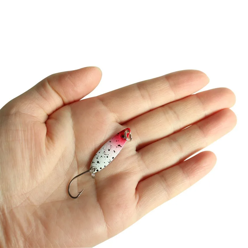 Spoonbait Cuchara Spinner UV Mustard 2g 30mm para Trucha y Lubina - imagen 5