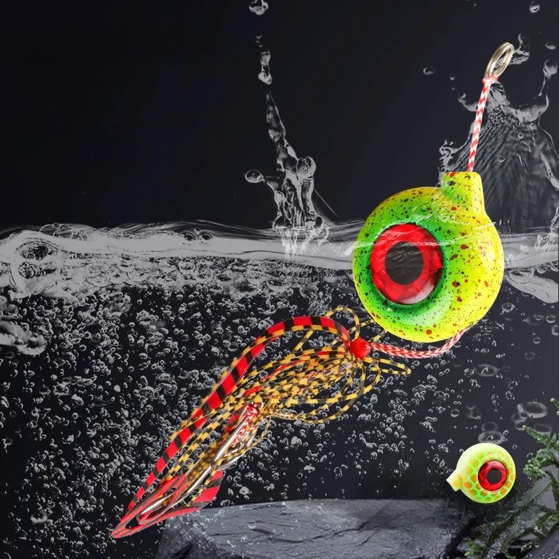 Testar Tenya 40g 60g 80g 100g 150g 200g señuelo de pesca Jig Head agua salada Madai plantilla de Metal falda de goma Kabura hundimiento Jigging cebo - imagen 2