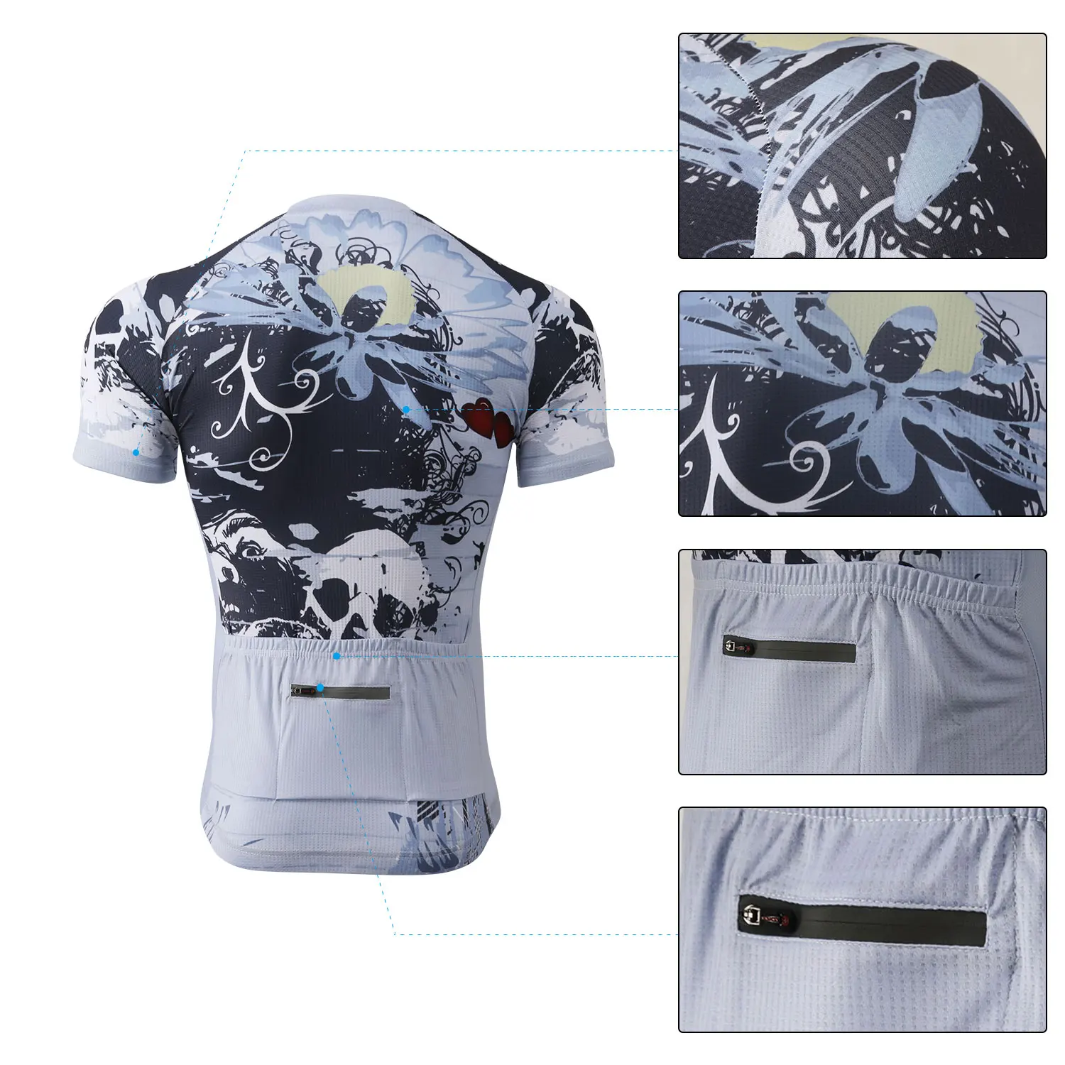 Maillot de ciclismo hombre transpirable secado rápido verano - imagen 3