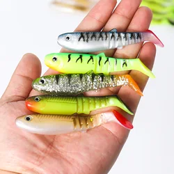 Señuelo de vinilo Lua 9cm con ojos 3D para mar y río