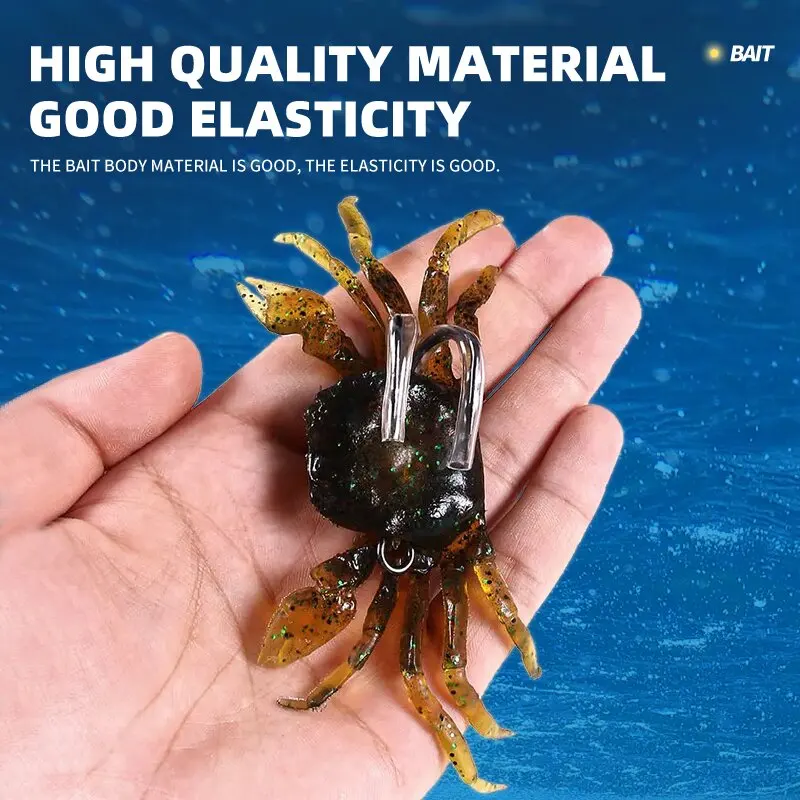 Señuelos blandos de silicona con cola en T, Swimbait, Lucio, Wobblers de invierno, carpa, cebos artificiales, bombas de pesca giratorias, 1 ud. - imagen 3