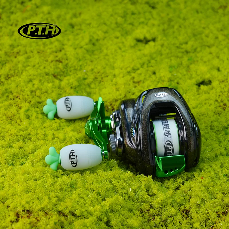 PTH 2025 nuevo perilla con forma de zanahoria 11,3g 44*33mm 1 unids/pack carrete de pesca de silicona reajuste modificar accesorios para SHIMANO DAIWA - imagen 3