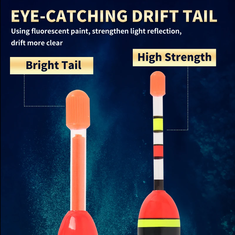 ORJD-Juego de flotadores de madera de Balsa, boya de calidad, tapón Bobber, accesorio de pesca japonés, 3/4 piezas - imagen 4