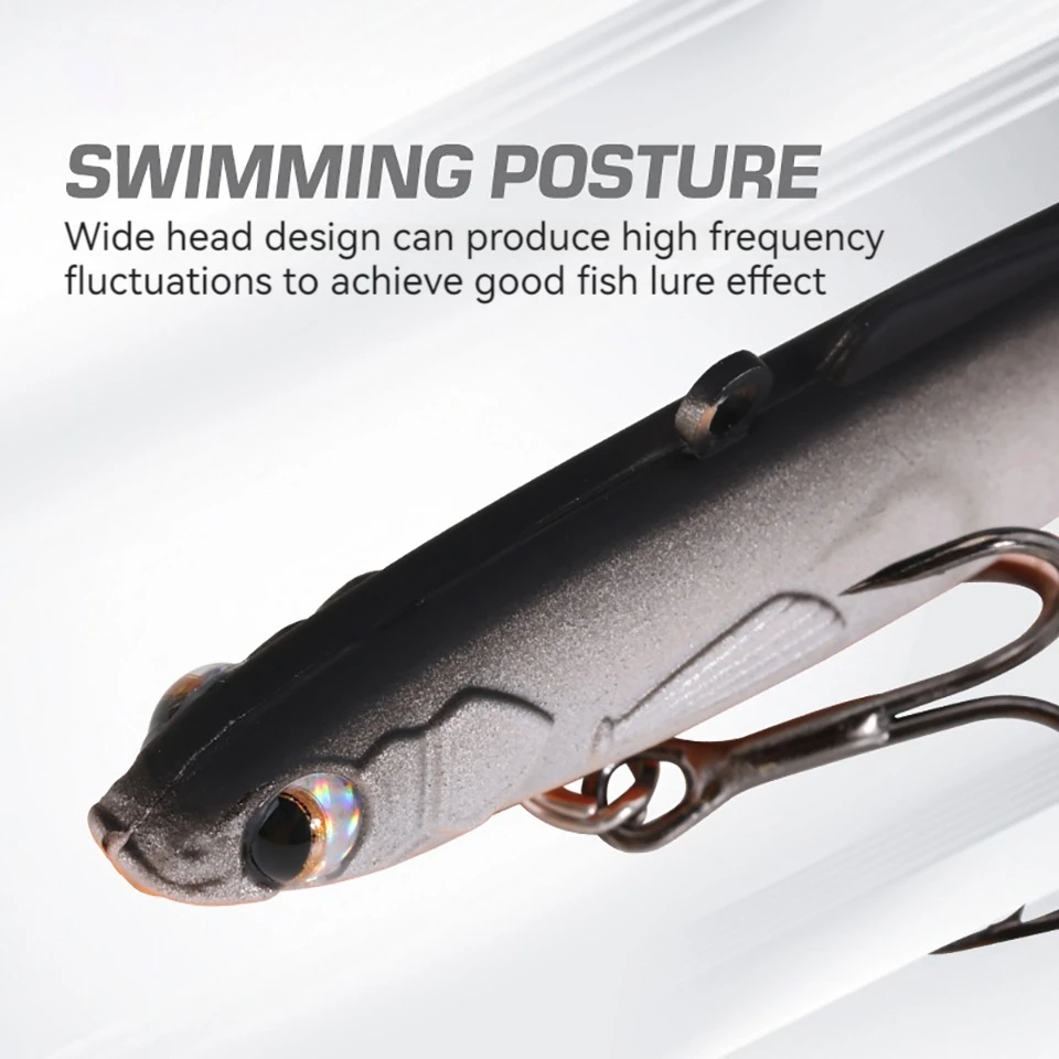 WALK FISH-cebo Luya de 18/28g, capa de natación completa, cebo duro biónico Vib de silicona usado de largo alcance, resistente a bajas temperaturas, 1 Uds. - imagen 4