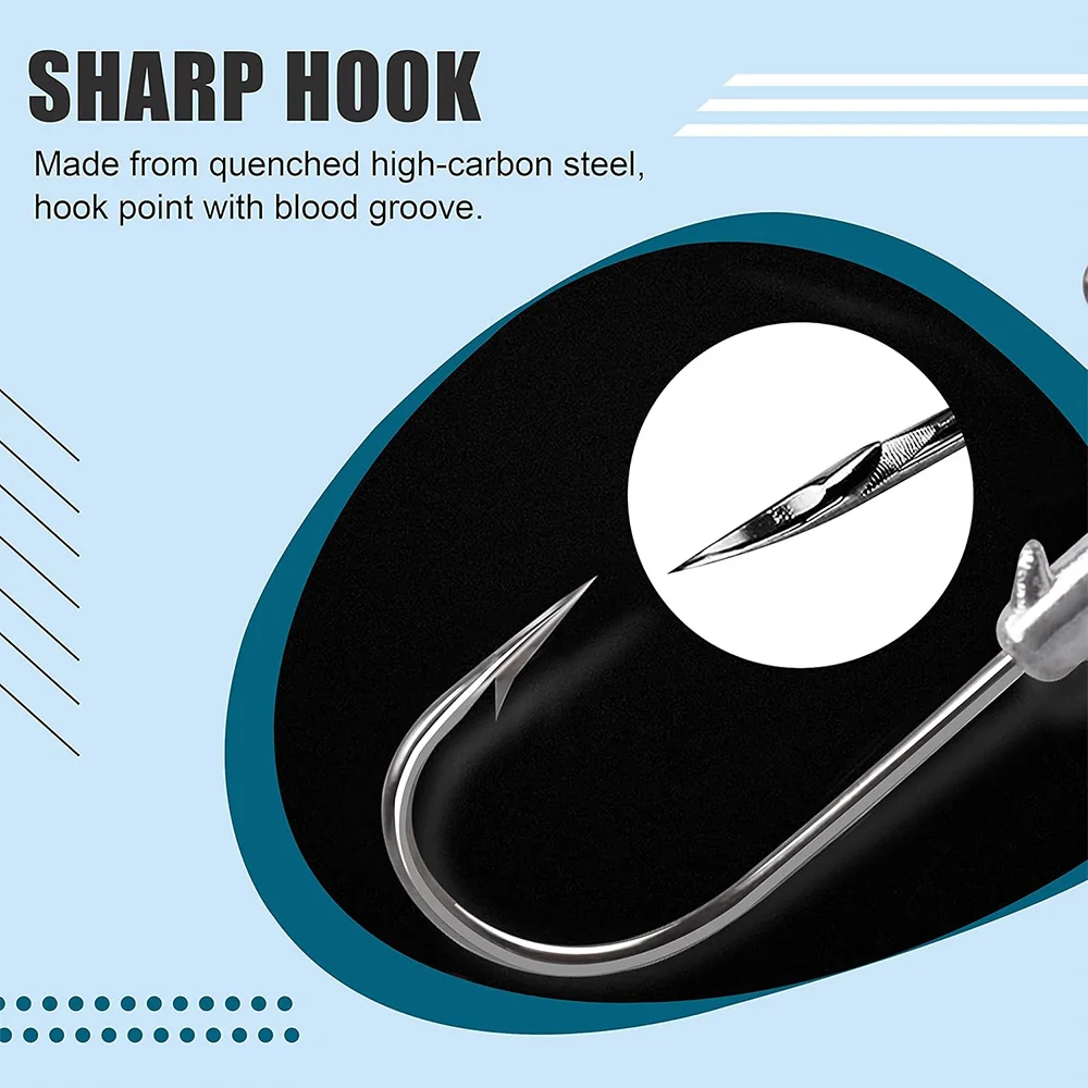 25 uds anzuelos con cabeza de plantilla de manivela, anzuelos de pesca con cabeza de bola redonda, cabezales de plantilla sin pintar para lubina, tipo tipo de pez, plantillas de pesca con ojo de pez - imagen 5