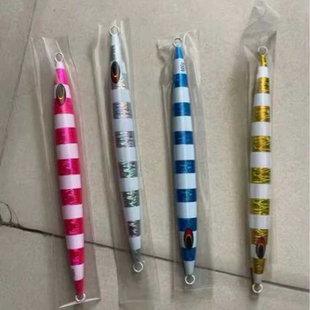 JEKEKU señuelo de calamar Wobbler de metal para pesca en océano - imagen 3