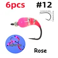 6pcs Rose Size 12