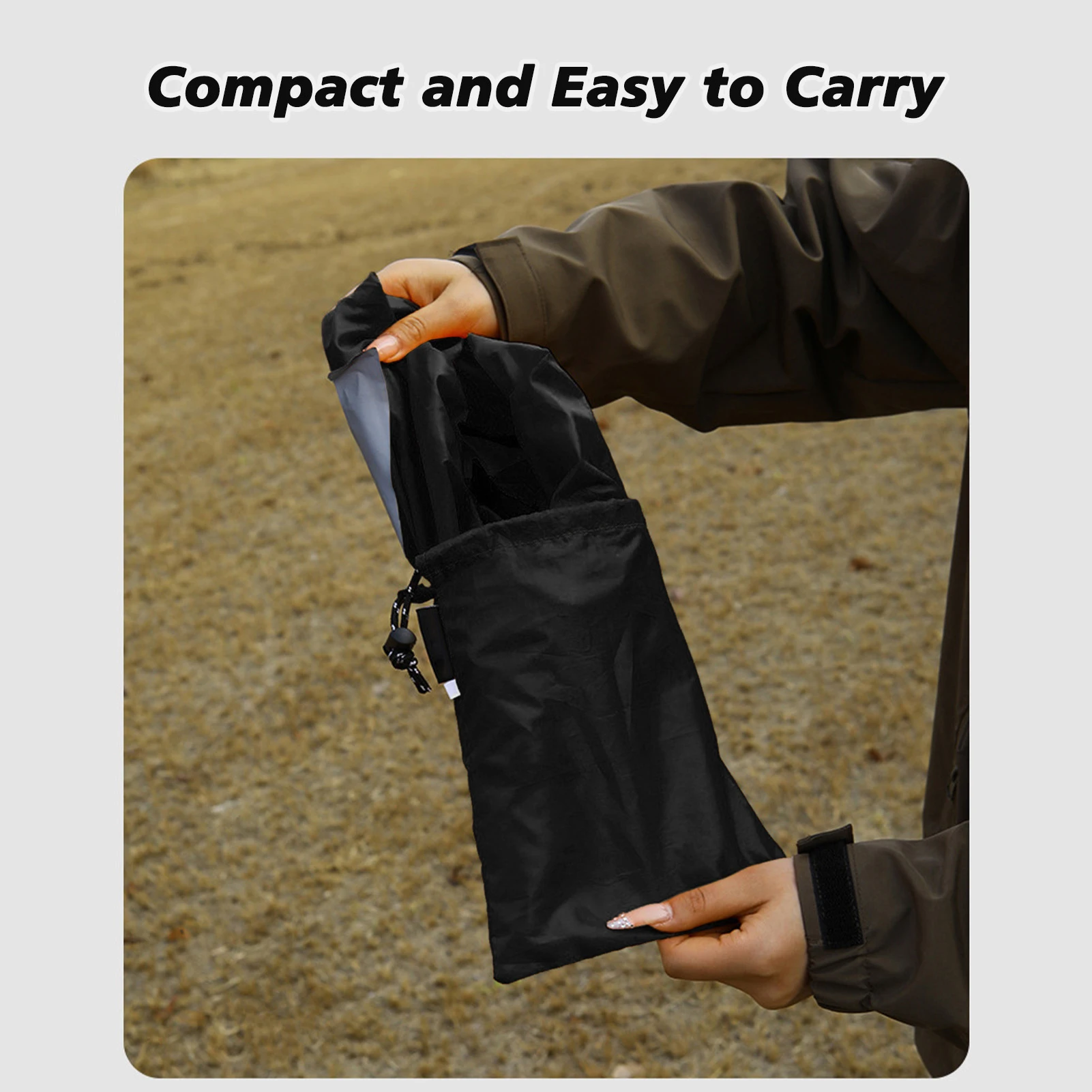 Funda impermeable para mochila, cubierta para lluvia para mochila con tira reflectante para senderismo y acampada - imagen 4