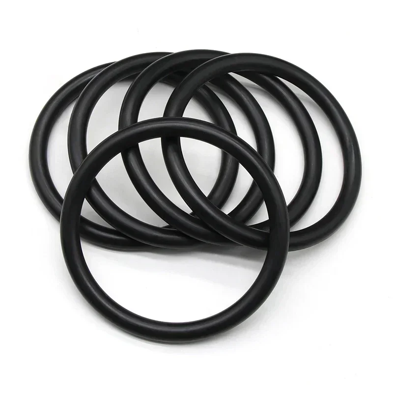 Junta tórica negra NBR CS 7mm OD 74/80/85/90 ~ 304mm junta de sellado espaciador de goma de nitrilo butadieno arandela resistente al aceite forma redonda 5 uds - imagen 5