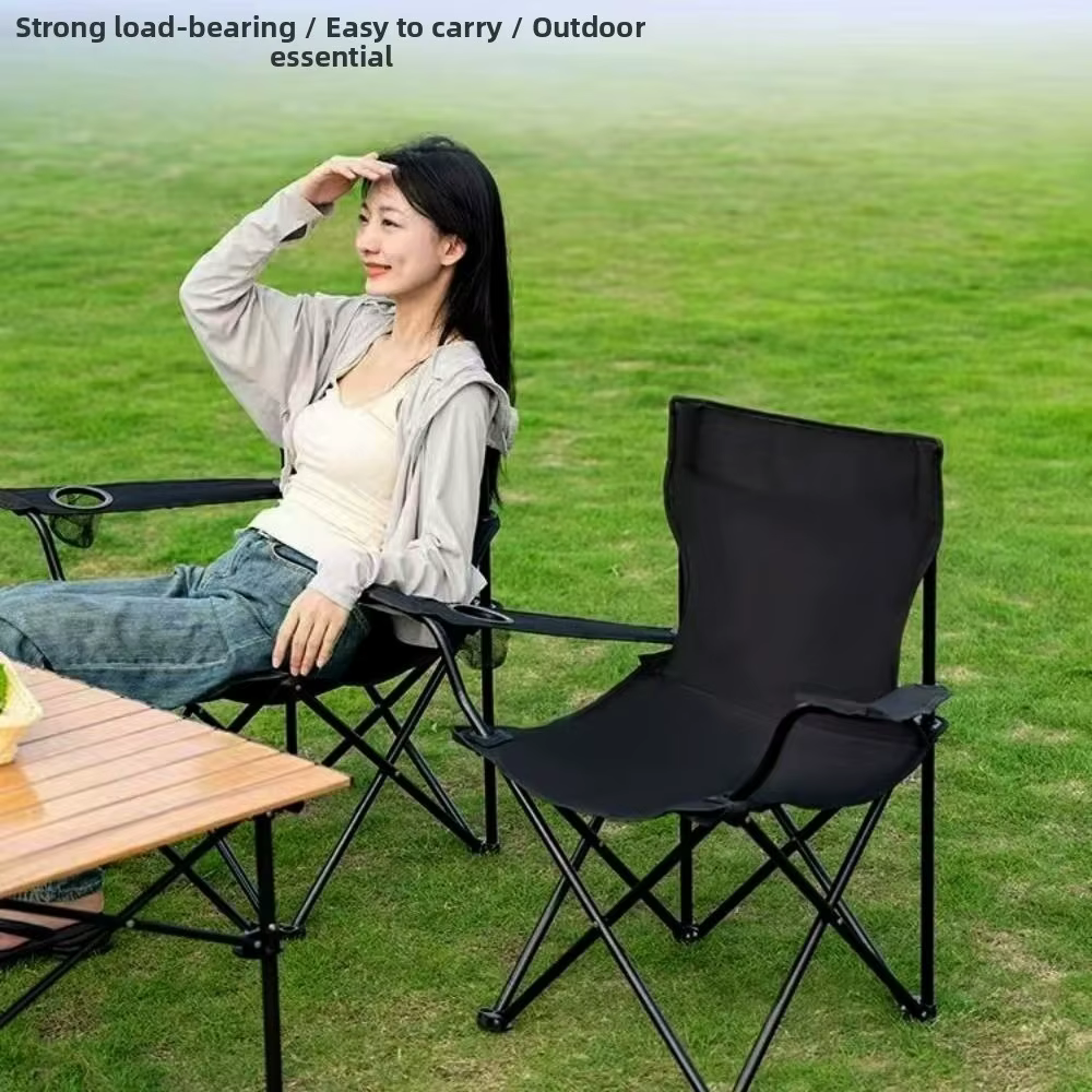 Silla plegable portátil resistente para pesca y camping - imagen 2