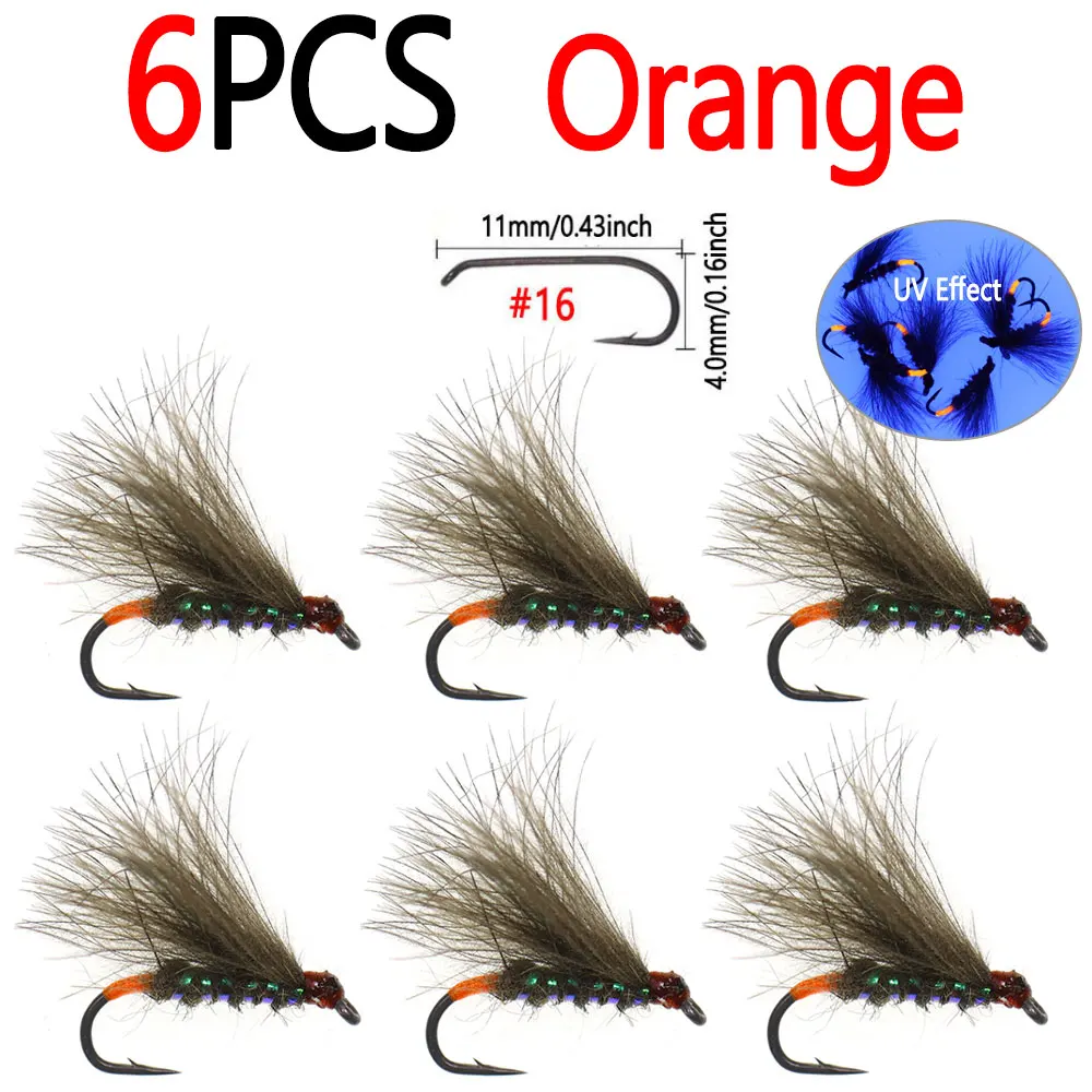 6pcs Orange