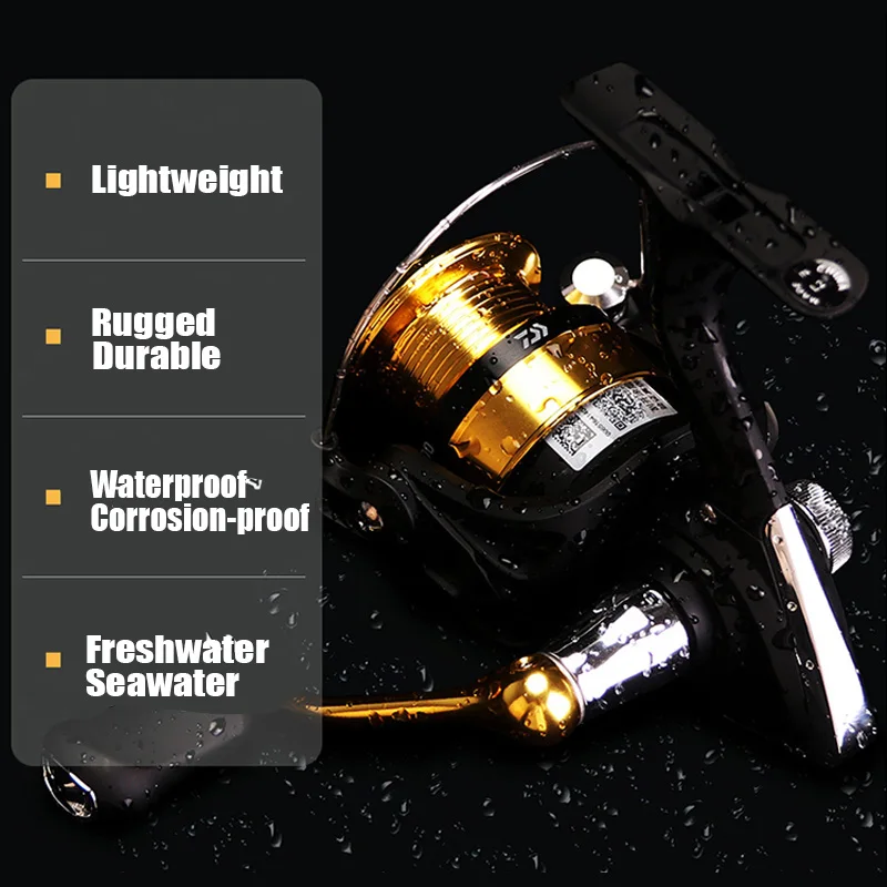 DAIWA 2023 RS 165-280g 3 + 1 carrete giratorio ligero impermeable a prueba de corrosión carrete de pesca para agua de mar agua dulce - imagen 2