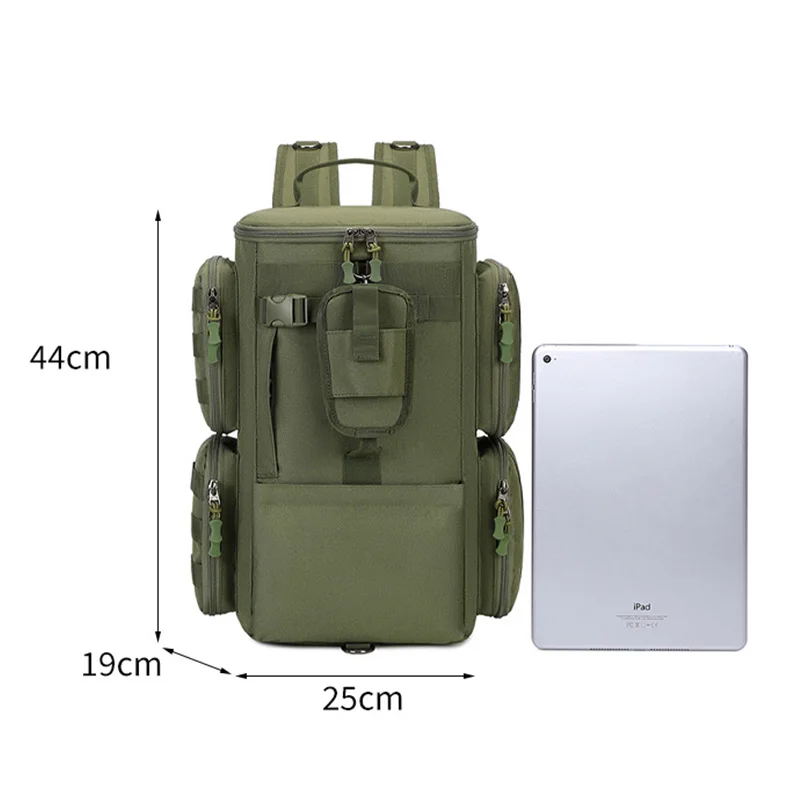 Mochila de Pesca Portacañas con Sistema Molle para Senderismo - imagen 5