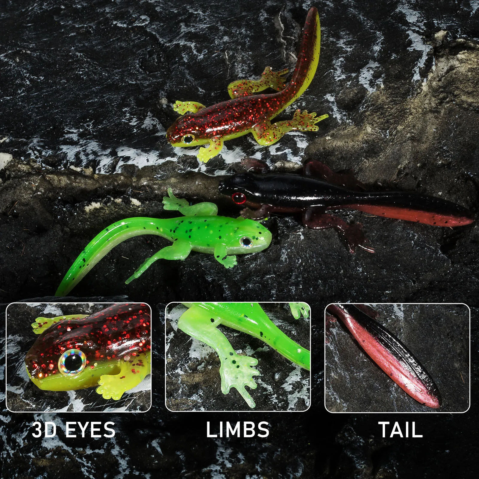 Señuelos de plástico blando para pesca de rana, cebos Swimbait, sábalo, 4g, goma, 80mm, perca de agua dulce, lubina, Walleye, 6 piezas - imagen 3