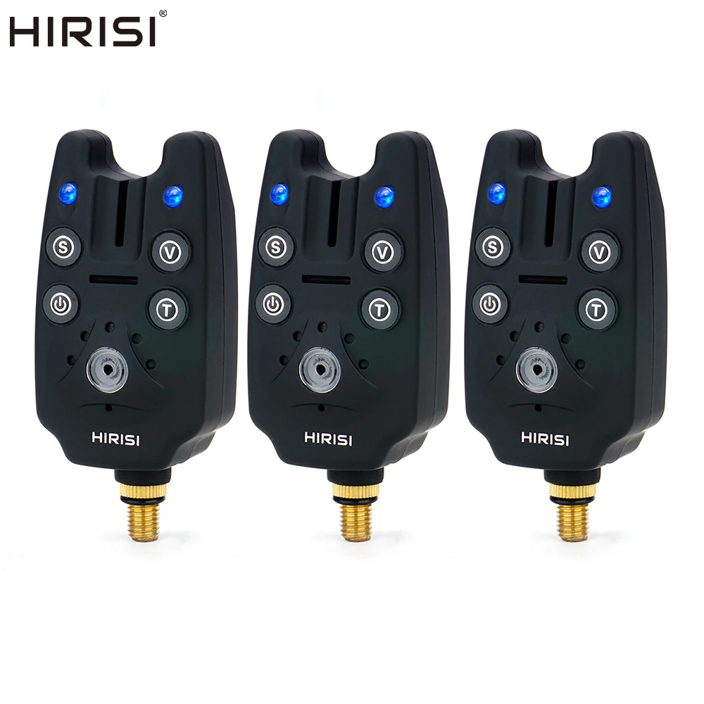 Hirisi Alarmas para Pesca de Carpa con LED Azul – Resistentes al Agua