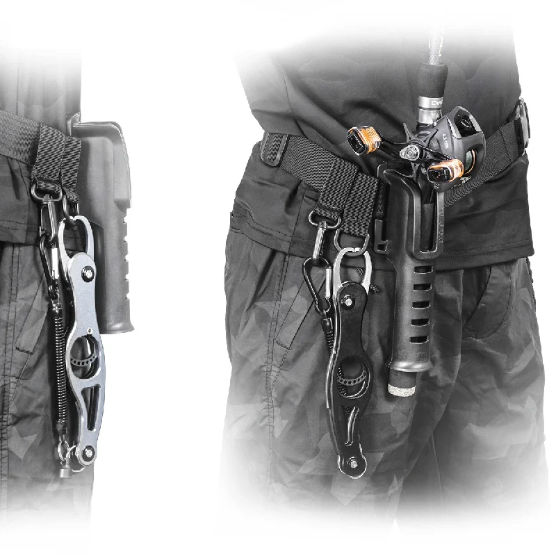 Soporte portátil para caña de pescar, herramienta para caña de pescar, multifuncional, ajustable, color negro - imagen 5