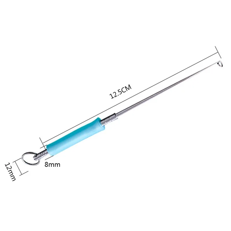 Extractor de anzuelos de acero inoxidable, herramienta de seguridad para pesca, separador de anzuelos, desacoplamiento rápido, artículos de pesca, novedad - imagen 4
