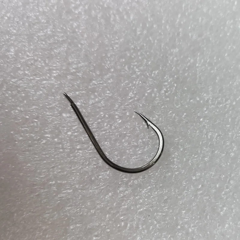 1000 Uds anzuelo de pescado boca torcida con púas anzuelos de Pesca de níquel negro anzuelo único artículos de Pesca de carpa marina accesorios de equipo Pesca - imagen 5