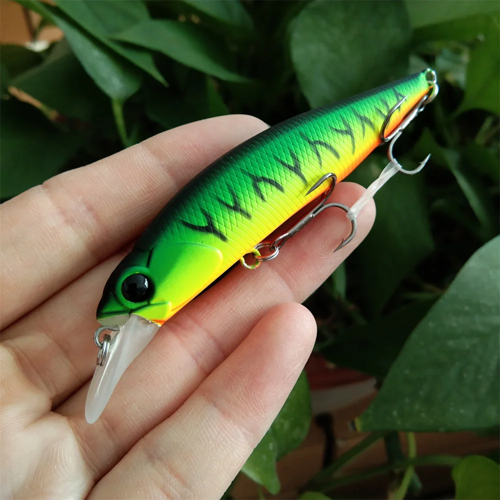 TSURINOYA-señuelo de pesca 4 piezas Jerkbait, cebo duro Artificial de 77mm y 8,5g, sistema de movimiento, Lucio, Wobbler - imagen 5