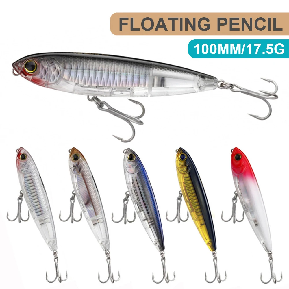 Señuelo de pesca de 10cm y 17,5g, cebo duro Artificial de fundición larga, Japan3DF Wobbler, flotante, para trucha y lubina - imagen 3