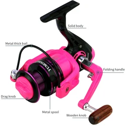 Carrete GHOTDA Metal 5.2:1 Spin Serie 2000-7000