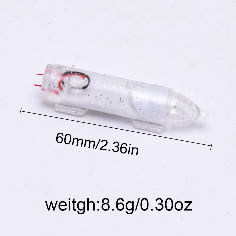 Lámpara de pesca Lámpara de pesca submarina electrónica Mini lámpara trampa para peces Lámpara de pesca LED Pesca en el mar Crankbait colorido de aguas profundas - imagen 4