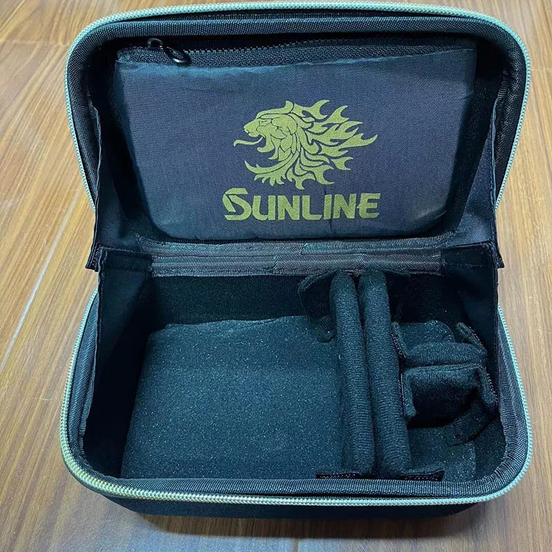 Sunline-Bolsa de almacenamiento portátil para rueda de pesca, funda protectora para rueda EVA, caja de carrete impermeable, bolsa para aparejos de pesca, accesorios de pesca - imagen 5
