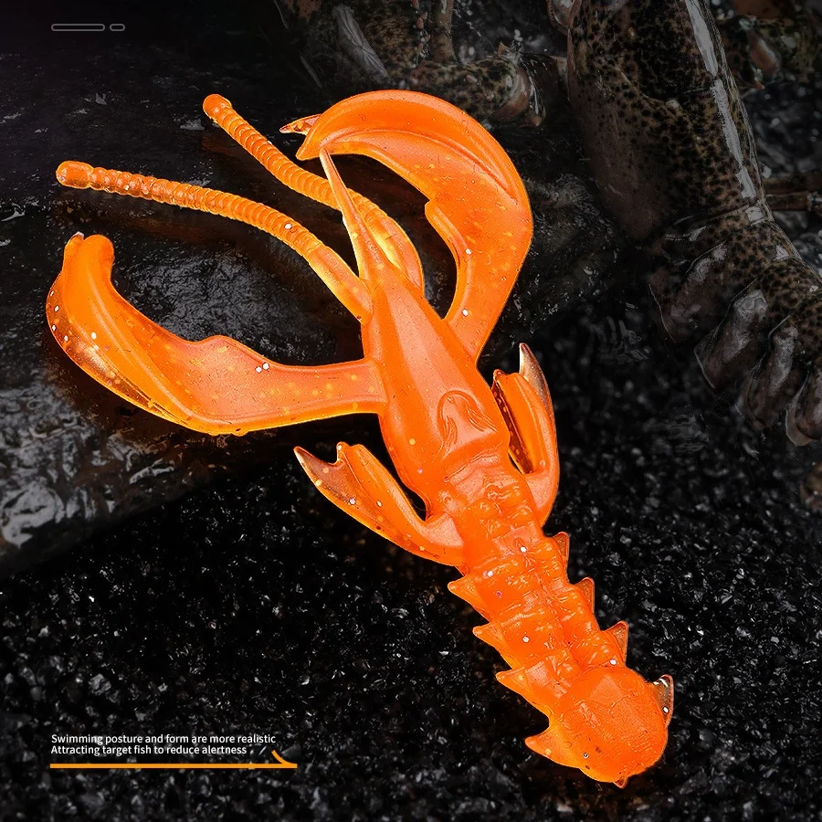 Vinilo Camarón Estilo Texas Rig 9cm 4.2g - imagen 3