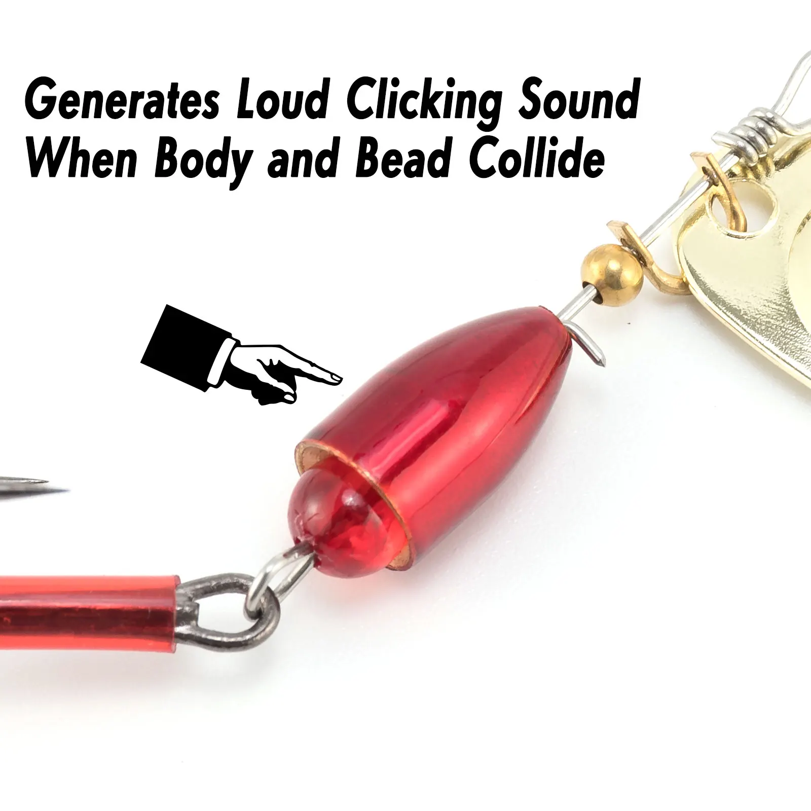 Juego de Señuelos de Pesca de Metal giratorio, 10 Uds., 7g, cuchara Wobbler, señuelo giratorio, cebo duro, trucha de agua salada, lubina, perca de Pesca - imagen 4