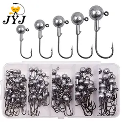 Jig Head JYJ pequeños para pesca con vinilo y grub