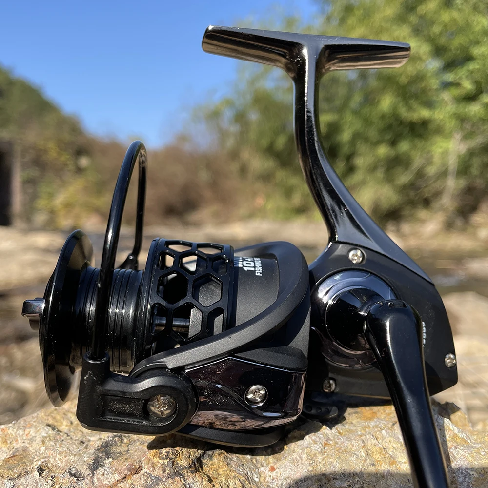 Carrete de Pesca giratorio de Metal 5,2: 1, 2000-5000 Searies, Pesca en agua salada/dulce - imagen 4