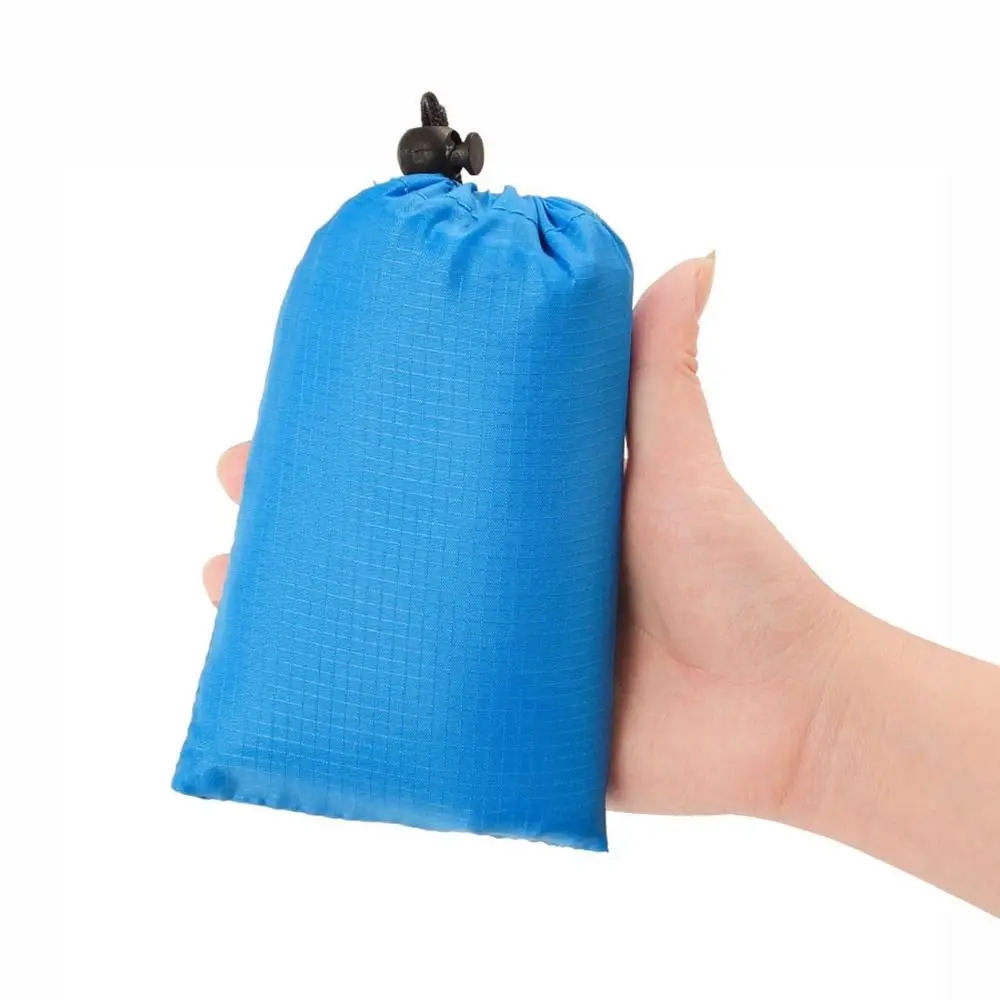 Tienda de campaña con huellas, lona de suelo con saco, Alfombra de Picnic de poliéster, ultraligera esterilla de bolsillo, Camping y senderismo, 100x150cm, nueva - imagen 3