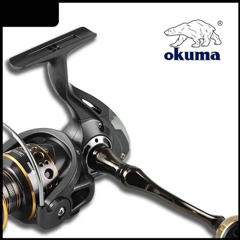 Rueda de pesca totalmente de metal, rueda giratoria OKUMA 2000-7000, rueda de poste de mar, ancla, rueda de pescado, rueda de lanzamiento largo, equipo de pesca - imagen 4