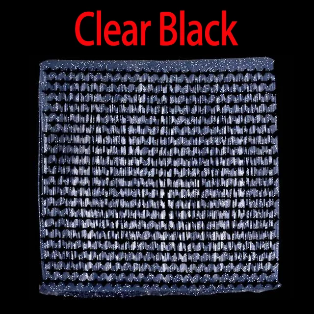1pc Clear black