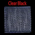 1pc Clear black