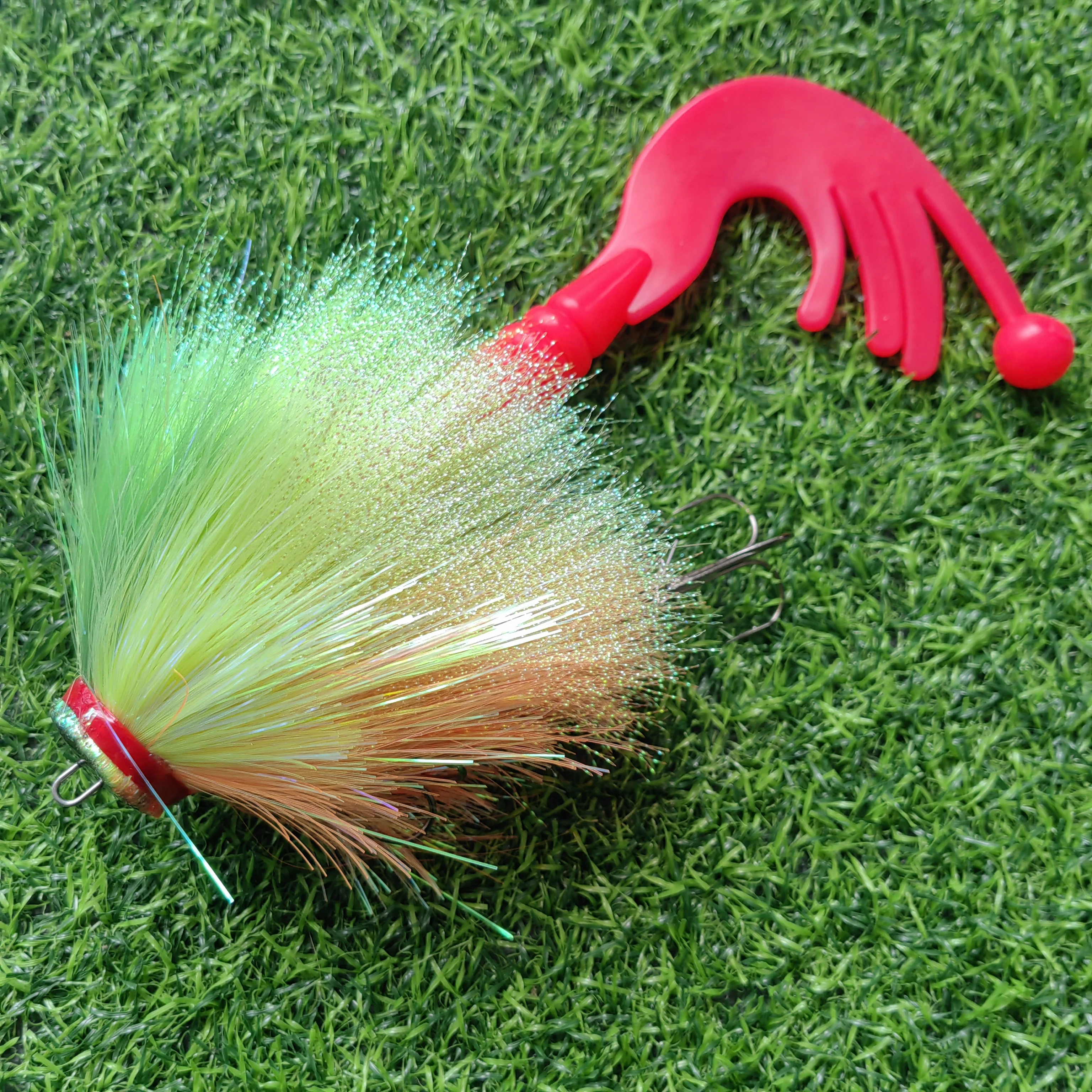 MUKUN-señuelo de depredador de agua salada y dulce, Streamer de gran juego, ojos de pez 3D para trucha, Lucio, lubina almizclada, Señuelos de pesca de mar - imagen 2