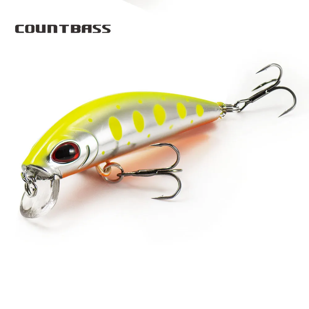 COUNTBASS Wobbler hundimiento – Señuelo de plástico duro para trucha - imagen 5