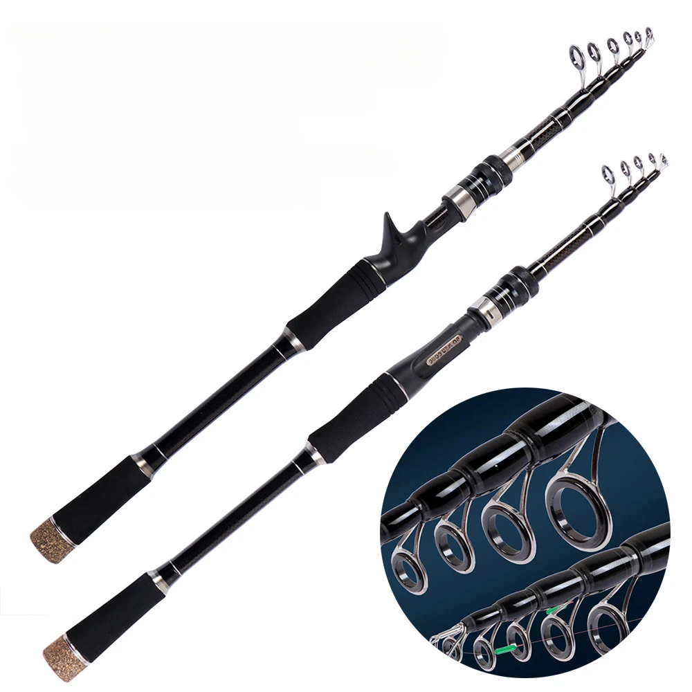 GHOTDA-cañas de pescar giratorias de fundición, 1,8 M, 2,1 M, 2,4 M, 3M, 10-20g MH, acción para trucha Crappie, aparejos de pesca - imagen 3