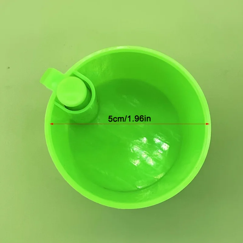 Jaula alimentadora de cebo de pesca con Clip, 5 uds., a prueba de herrumbre, portátil, pesca salvaje, Material plástico duradero de 2,36 pulgadas, herramientas de pesca salvaje - imagen 3