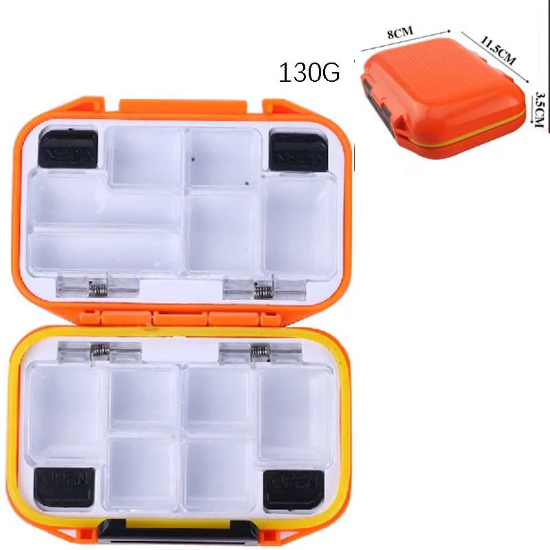 Caja de almacenamiento de señuelos de PVC para pesca Seaknight, caja de pesca en roca de doble cara, gran capacidad, accesorios de pesca impermeables, almacenamiento grande - imagen 2