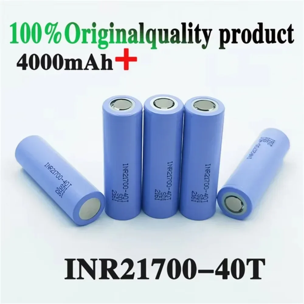 Batería 21700 40T alta descarga – Litio 4000mAh para pesca