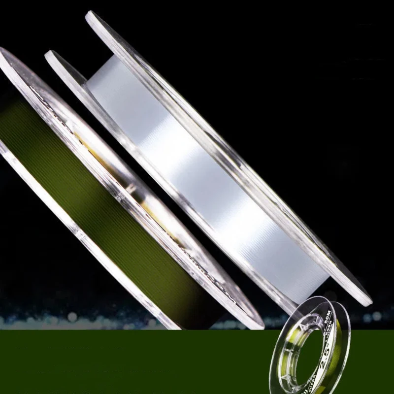 Línea de pesca de nailon especial, señuelo de pesca profesional, cable Original genuino, Tippet, fuerte fuerza de tracción, 50m - imagen 3