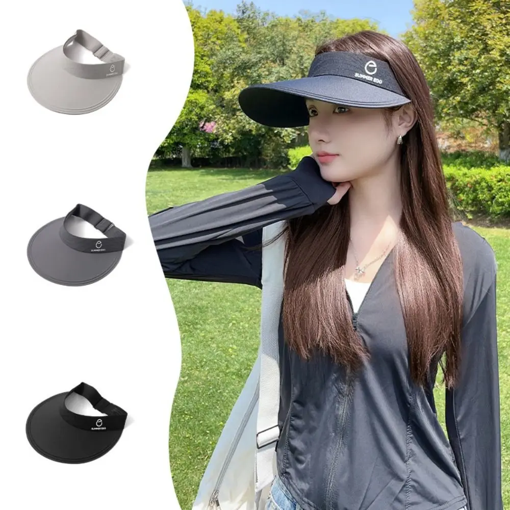 Moda UPF 50+ Sombrero para el sol para mujer Protección UV Visera transpirable Parte superior vacía Sombrero de playa de ala ancha Verano al aire libre - imagen 2