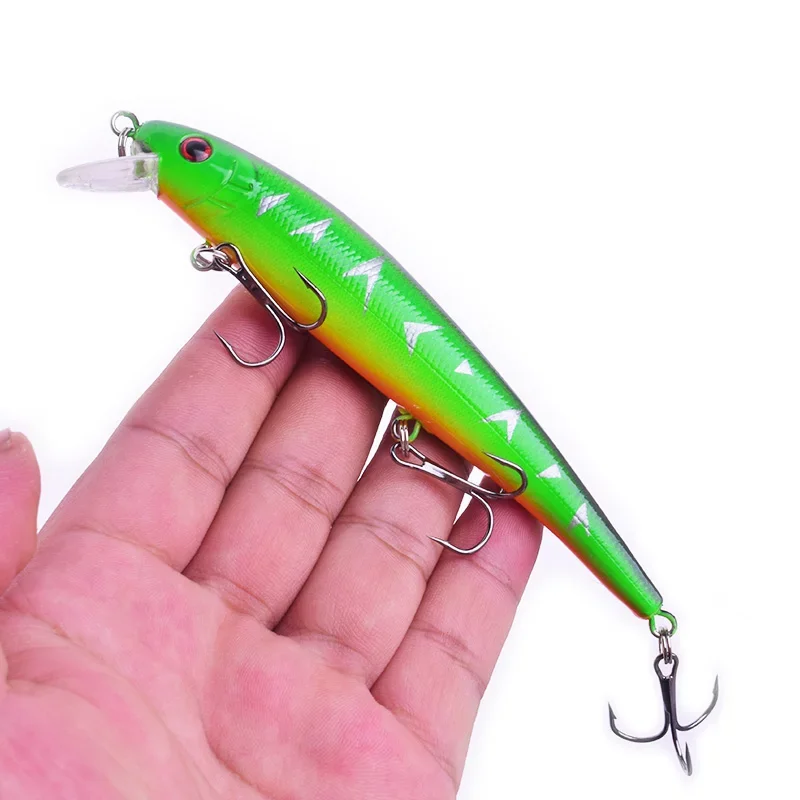 Señuelo Wobbler flotante Crankbait de cebo duro artificial para lucio - imagen 5