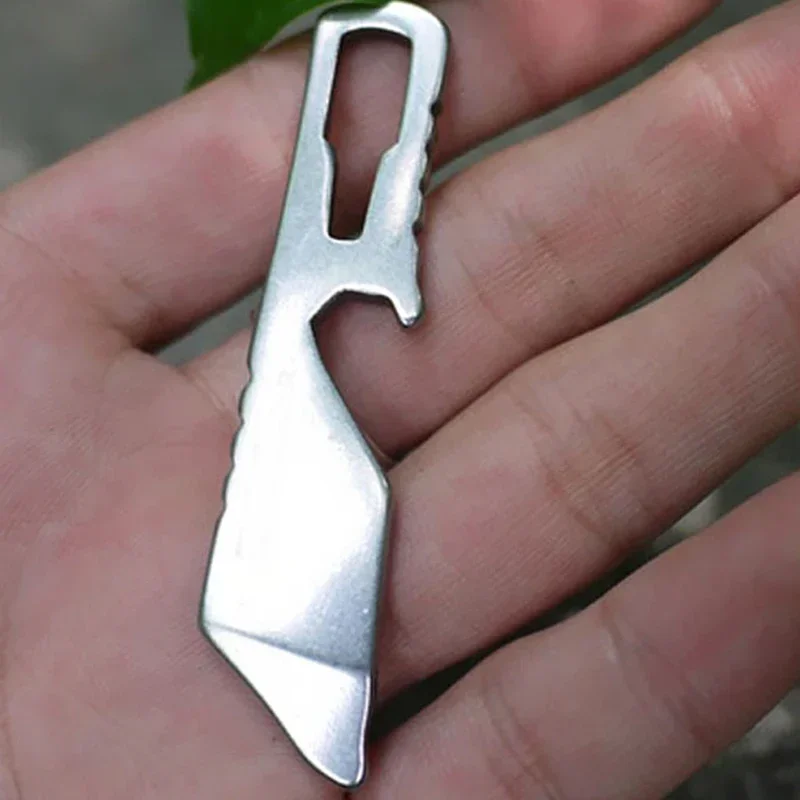 Equipo de herramientas de pesca pequeño multifuncional de acero inoxidable para exteriores, llave Hexagonal portátil, abridor de botellas, suministros de pesca - imagen 5