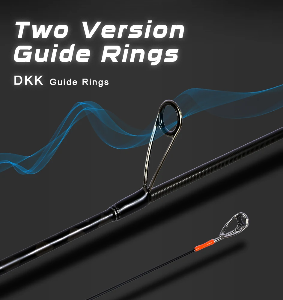 Experiencia El rendimiento de pesca mejorado con anillos de guía DKK